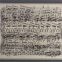 Sheet music can be turned into wall art.