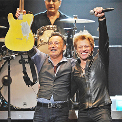 Bruce Springsteen & Jon Bon Jovi are from NJ