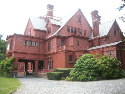 A side view of the Thomas Edison house in West Orange, NJ