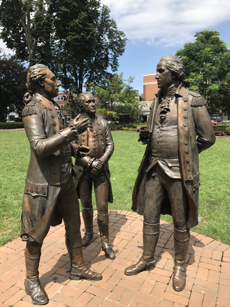 Statues at Morristown Green