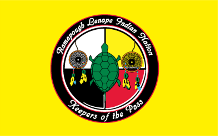 Official Flag for the Ramapough Indian Tribe in Bergen County, NJ
