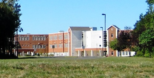 View of Franklin Township High School in Somerset, NJ
