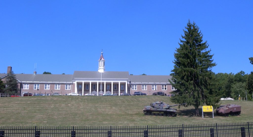 Front View of Essex Troop Building
