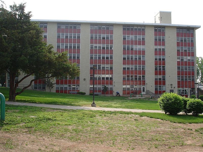 Montclair University, View of Freeman Hall Building