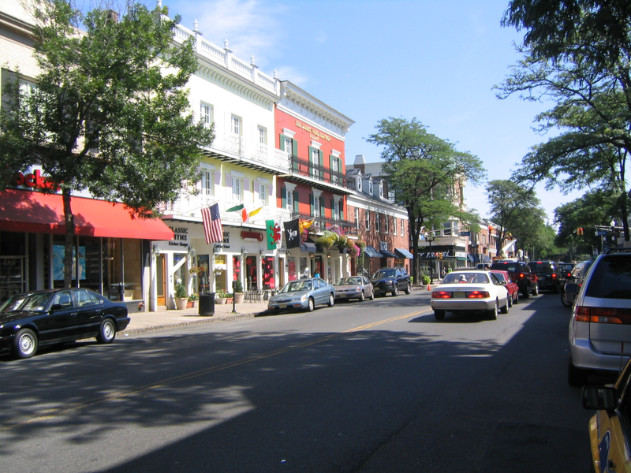 Shopping District in Westfield, Union County, NJ