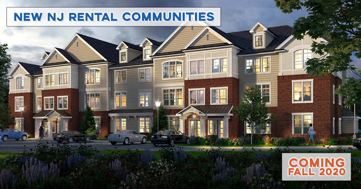 New NJ Rental Apartment & Townhome Communities Coming Fall 2020