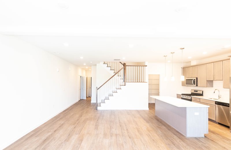 Inside a Cider Mill Townhomes apartment