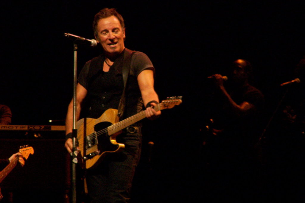 Bruce Springsteen on Stage with his Telecaster