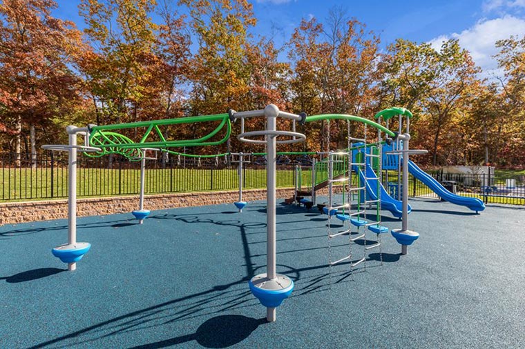 View of playground area at Green Meadows at Pleasant Plains