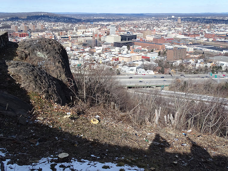View over Paterson from Garret Mountain - New Jersey - USA